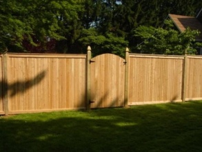 Деревянный забор сплошной 12 метров фото в Хорлово